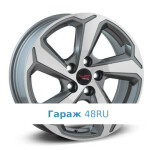 LegeArtis TY567 R18 / 7J PCD 5x114.3 ET 35 ЦО 60.1 Литые Графит с полированной лицевой поверхностью