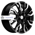 Khomen Wheels KHW1809 Qashqai R18 / 7J PCD 5x114.3 ET 40 ЦО 66.1 Литые Black-FP