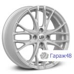 LS Up111 R16 / 6J PCD 4x100 ET 45 ЦО 54.1 Литые Серебристый