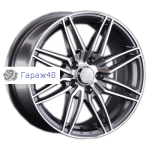 LS 832 R14 / 6J PCD 4x100 ET 40 ЦО 73.1 Литые Графит с полированной лицевой поверхностью