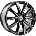 RST R057 R17 / 7J PCD 5x114.3 ET 45 ЦО 66.1 Литые Черный с полированной лицевой повехностью