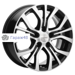 Khomen Wheels KHW1608 Alphard R16 / 6.5J PCD 5x114.3 ET 38 ЦО 60.1 Литые Black-FP