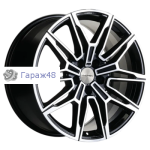 Khomen Wheels KHW1904 Toureg R19 / 8.5J PCD 5x112 ET 28 ЦО 66.6 Литые Black-FP