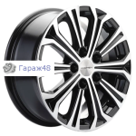 Khomen Wheels KHW1610 Huyndai/Kia R16 / 6.5J PCD 5x114.3 ET 43 ЦО 67.1 Литые Black-FP