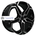 Khomen Wheels KHW1909 Kia Sportage / Hyundai Tucson R19 / 7.5J PCD 5x114.3 ET 51 ЦО 67.1 Литые Black-FP