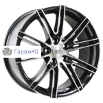 RST R168 Hyundai R18 / 8J PCD 5x114.3 ET 50 ЦО 67.1 Литые Черный с полированной лицевой повехностью