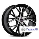 PDW Monaco R18 / 8J PCD 5x114.3 ET 50 ЦО 67.1 Литые Черный с полированной лицевой поверхностью