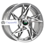 Megami MGM25 R14 / 6J PCD 5x100 ET 35 ЦО 57.1 Литые Графит с полированной лицевой поверхностью