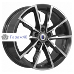 K&amp;K Меренге (КС902) R17 / 7.5J PCD 5x114.3 ET 35 ЦО 67.1 Литые Черный с полированной лицевой поверхностью