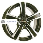 Tech Line 539 R15 / 6J PCD 5x100 ET 38 ЦО 57.1 Литые Графит с полированной лицевой поверхностью