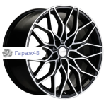 Khomen Wheels KHW1902 Audi/VW R19 / 8.5J PCD 5x112 ET 30 ЦО 66.6 Литые Black-FP