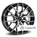Megami MGM-12 R14 / 5.5J PCD 4x98 ET 35 ЦО 58.6 Литые Черный с полированной лицевой поверхностью