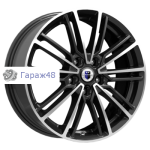 K&amp;K Эрфурт (КС903) R17 / 7J PCD 4x100 ET 45 ЦО 67.1 Литые Черный с полированной лицевой поверхностью