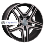 Replay MR67 R20 / 8.5J PCD 5x112 ET 60 ЦО 66.6 Литые Черный матовый с полированной лицевой поверхностью