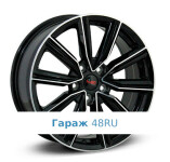 LegeArtis VV218 R17 / 7J PCD 5x112 ET 40 ЦО 57.1 Литые Черный с полированной лицевой поверхностью