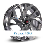 LegeArtis HND538 R17 / 6.5J PCD 5x114.3 ET 49 ЦО 67.1 Литые Графит с полированной лицевой поверхностью