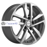 Khomen Wheels KHW1612 Fluence/Juke R16 / 6.5J PCD 5x114.3 ET 47 ЦО 66.1 Литые F-Silver-FP