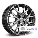 LS Up127 R14 / 5.5J PCD 4x114.3 ET 38 ЦО 67.1 Литые Черный с полированной лицевой поверхностью