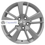 Khomen Wheels KHW1704 RAV4 R17 / 7J PCD 5x114.3 ET 39 ЦО 60.1 Литые F-Silver