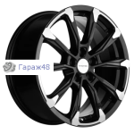 Khomen Wheels KHW1808 Haval F7/F7x R18 / 7.5J PCD 5x114.3 ET 40 ЦО 64.1 Литые Black-FP