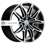 Khomen Wheels KHW1904 Audi/VW R19 / 8.5J PCD 5x112 ET 30 ЦО 66.6 Литые Black-FP