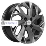 Khomen Wheels KHW1402 Toyota Corolla R14 / 5.5J PCD 4x100 ET 43 ЦО 60.1 Литые Gray-FP