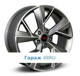 LegeArtis SK130 R18 / 7J PCD 5x112 ET 43 ЦО 57.1 Литые Графит с полированной лицевой поверхностью