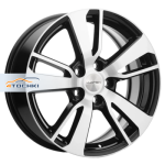 Khomen Wheels KHW1704 Jolion R17 / 7J PCD 5x114.3 ET 37 ЦО 66.5 Литые Black-FP