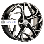 Khomen Wheels KHW1716 Kuga/Focus R17 / 7J PCD 5x108 ET 50 ЦО 63.3 Литые Black-FP