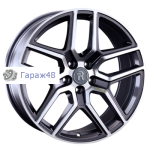 Replay LX134 R18 / 8J PCD 5x114.3 ET 30 ЦО 60.1 Литые Графит матовый с полированной лицевой поверхностью