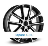 LegeArtis NS224 R17 / 7J PCD 5x114.3 ET 45 ЦО 66.1 Литые Черный с полированной лицевой поверхностью