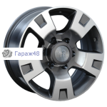 Replay NS5 R16 / 8J PCD 6x139.7 ET 10 ЦО 110.5 Литые Графит с полированной лицевой поверхностью