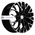 Khomen Wheels KHW1718 Nissan Juke F15 [14..20] R17 / 7J PCD 5x114.3 ET 47 ЦО 66.1 Литые Black-FP