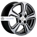 Khomen Wheels KHW1502 Rio/Solaris R15 / 6J PCD 4x100 ET 46 ЦО 54.1 Литые G-Silver-FP