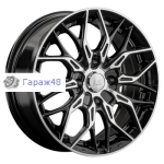 LS 1355 R15 / 6.5J PCD 4x108 ET 27 ЦО 65.1 Литые Черный с полированной лицевой поверхностью