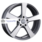 LS 956 R18 / 7.5J PCD 5x114.3 ET 45 ЦО 73.1 Литые Графит с полированной лицевой поверхностью