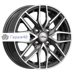 iFree Кайкос КС1001 R14 / 5.5J PCD 4x98 ET 35 ЦО 58.5 Литые Черный с полированной лицевой поверхностью
