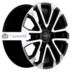 Khomen Wheels KHW1805 Mazda BT50 R18 / 7.5J PCD 6x139.7 ET 45 ЦО 93.1 Литые Black-FP