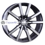 LS 841 R18 / 8J PCD 5x114.3 ET 35 ЦО 73.1 Литые Графит с полированной лицевой поверхностью