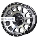 PDW M2 9095 R17 / 9J PCD 5x150 ET 0 ЦО 110.1 Литые Черный матовый с полированной лицевой поверхностью