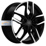 Khomen Wheels KHW1708 Mazda3/CX30 R17 / 6.5J PCD 5x114.3 ET 45 ЦО 67.1 Литые Black-FP
