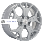 Khomen Wheels KHW1715 Jetta R17 / 7J PCD 5x112 ET 54 ЦО 57.1 Литые F-Silver