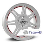 Nitro N2O Y4601 R16 / 6.5J PCD 5x114.3 ET 52.5 ЦО 67.1 Литые Белый матовый с красной внутренней полкой
