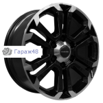 Khomen Wheels KHW1817 Great Wall POER R18 / 7.5J PCD 6x139.7 ET 42 ЦО 100.1 Литые Black-FP