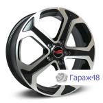 LegeArtis NS152 R18 / 7J PCD 5x114.3 ET 40 ЦО 66.1 Литые Черный с полированной лицевой поверхностью