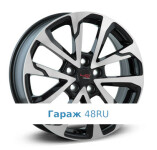 LegeArtis TY571 R18 / 7J PCD 5x114.3 ET 35 ЦО 60.1 Литые Черный с полированной лицевой поверхностью