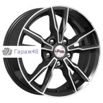 iFree Икигай КС865 R16 / 6.5J PCD 5x112 ET 46 ЦО 57.1 Литые Черный с полированной лицевой поверхностью