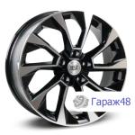 RST R177 R17 / 7J PCD 5x114.3 ET 45 ЦО 54.1 Литые Черный с полированной лицевой поверхностью