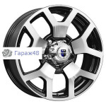 K&amp;K Намиб (КС929) R18 / 7J PCD 5x139.7 ET 35 ЦО 108.5 Литые Черный с полированной лицевой поверхностью