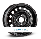 Alcar Stahlrad (KFZ) 8305 R15 / 5.5J PCD 4x100 ET 50 ЦО 60.1 Штампованные Черный